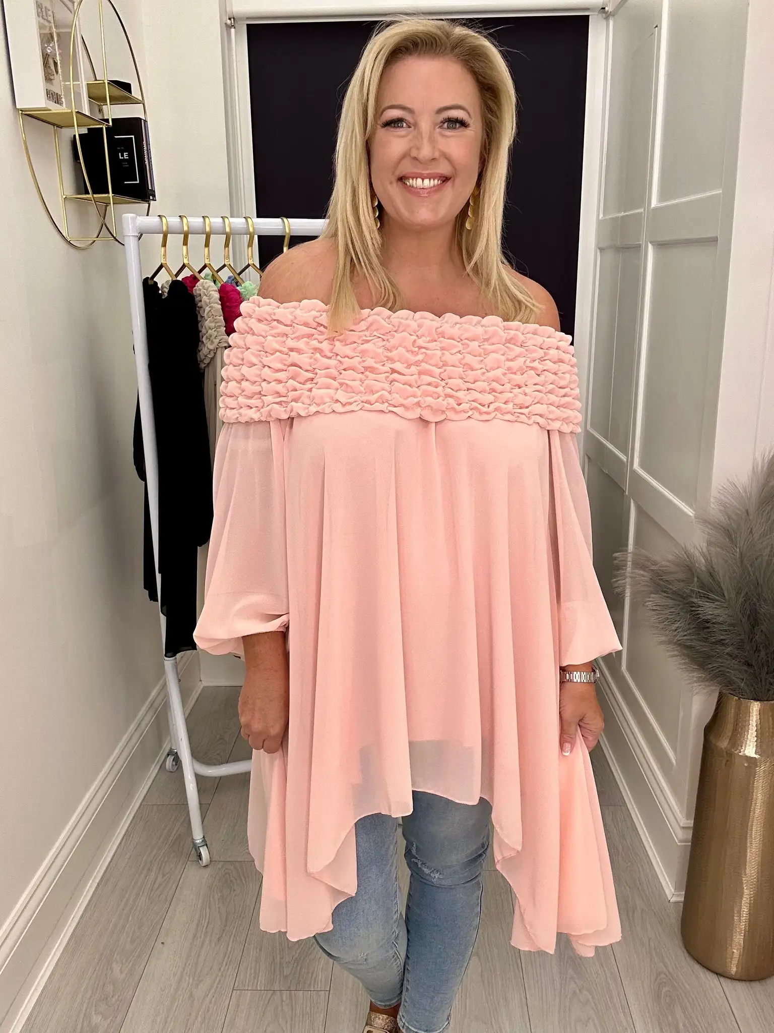 Bardot Chiffon Top