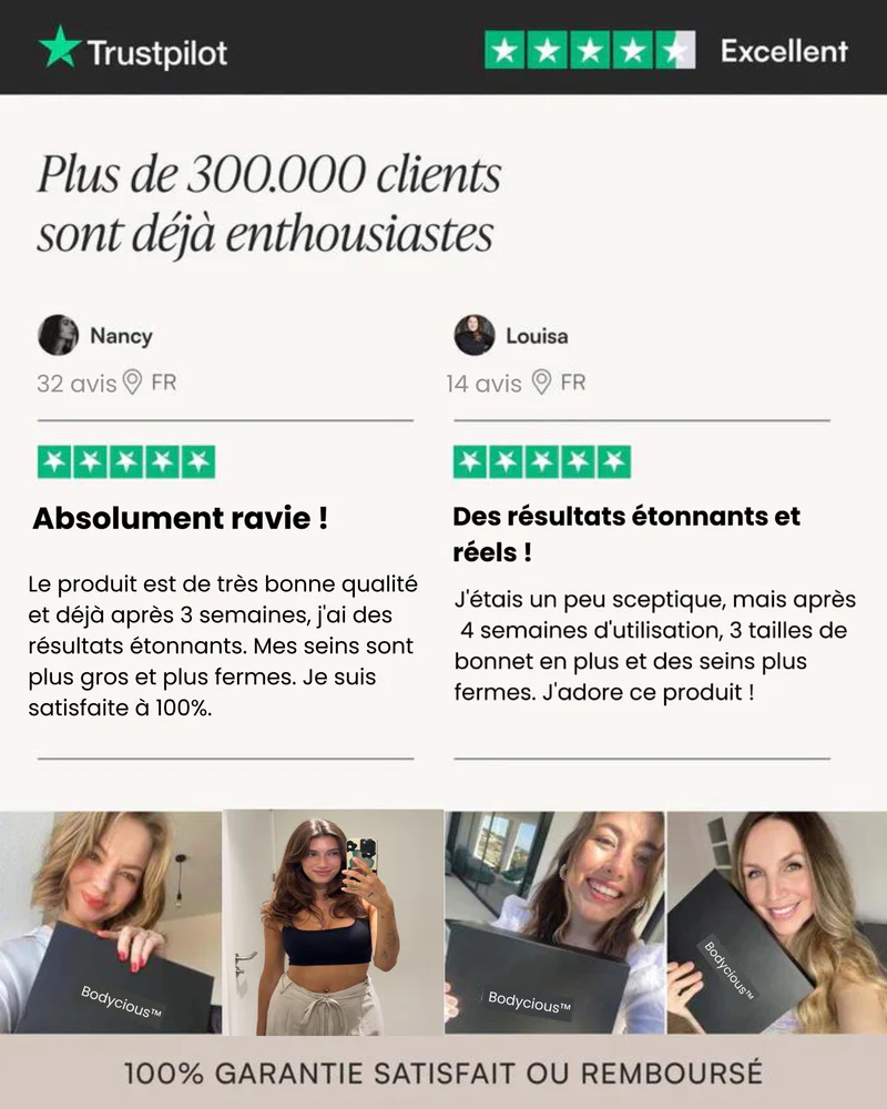 Customer reviews of the Brassière Massante-Curvélla™