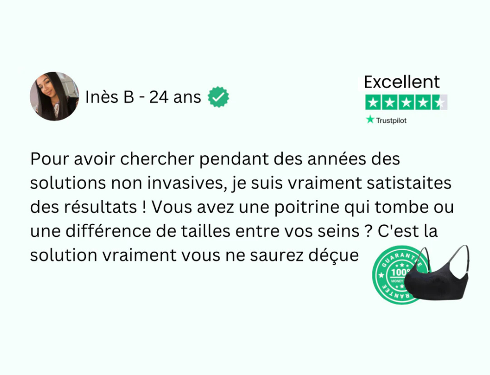 Témoignage de Inès B, 24 ans - Brassière Massante-Curvélla™